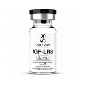 IGF-LR3 0.1mg vial - Quiet Labs research peptides and compounds