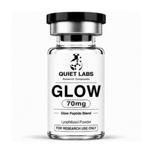 GLOW 70mg vial - Quiet Labs research peptides and compounds