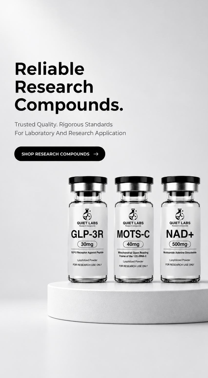 Discreet, secure Quiet Labs packaging - every order carefully packaged