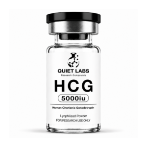 HCG 5000iu vial - Quiet Labs research peptides and compounds